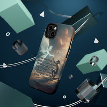 DistinctInk Tough Case for Apple iPhone, Compatible with MagSafe Charging - "The Spirit's Intercession: Romans 8:26 - Wordless Groans"