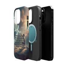 DistinctInk Tough Case for Apple iPhone, Compatible with MagSafe Charging - "The Spirit's Intercession: Romans 8:26 - Wordless Groans"