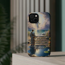 DistinctInk Tough Case for Apple iPhone, Compatible with MagSafe Charging - "God's Redemption Plan: 2 Samuel 14:14"