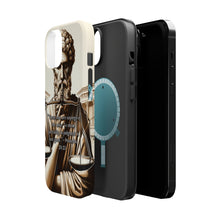DistinctInk Tough Case for Apple iPhone, Compatible with MagSafe Charging - "To Show Partiality in Judgment is Not Good" - Proverbs 24:23
