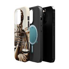 DistinctInk Tough Case for Apple iPhone, Compatible with MagSafe Charging - "To Show Partiality in Judgment is Not Good" - Proverbs 24:23
