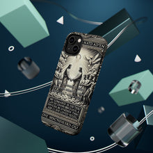 DistinctInk Tough Case for Apple iPhone, Compatible with MagSafe Charging - "John 15:12 - Loving Others with Christ's Example"