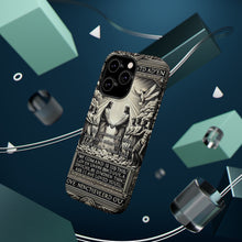 DistinctInk Tough Case for Apple iPhone, Compatible with MagSafe Charging - "John 15:12 - Loving Others with Christ's Example"