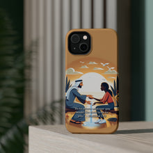 DistinctInk Tough Case for Apple iPhone, Compatible with MagSafe Charging - "Do Unto Others: Matthew 7:12 - The Golden Rule"