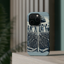 DistinctInk Tough Case for Apple iPhone, Compatible with MagSafe Charging - "Rooted in Love: Ephesians 3:17 Explores Limitless Divine Love"