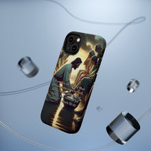 DistinctInk Tough Case for Apple iPhone, Compatible with MagSafe Charging - Mark 10:45 - The Son of Man's Sacrificial Service
