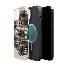DistinctInk Tough Case for Apple iPhone, Compatible with MagSafe Charging - "Blessings of Children: Psalm 127:3 - A Heritage from God"