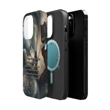 DistinctInk Tough Case for Apple iPhone, Compatible with MagSafe Charging - "Psalm 56:8 - God's Loving Record of Our Sorrows"