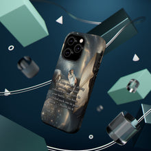 DistinctInk Tough Case for Apple iPhone, Compatible with MagSafe Charging - "Psalm 56:8 - God's Loving Record of Our Sorrows"