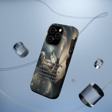 DistinctInk Tough Case for Apple iPhone, Compatible with MagSafe Charging - "Psalm 56:8 - God's Loving Record of Our Sorrows"