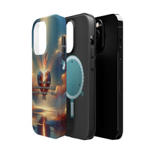 DistinctInk Tough Case for Apple iPhone, Compatible with MagSafe Charging - "Healing the Brokenhearted: Psalm 147:3 Offers Comforting Wisdom"