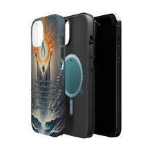 DistinctInk Tough Case for Apple iPhone, Compatible with MagSafe Charging - Psalm 51:1 - Divine Mercy: Erasing Transgressions with Love