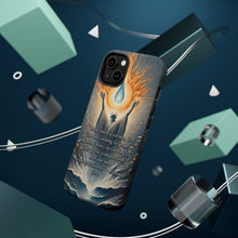 DistinctInk Tough Case for Apple iPhone, Compatible with MagSafe Charging - Psalm 51:1 - Divine Mercy: Erasing Transgressions with Love