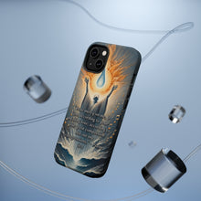 DistinctInk Tough Case for Apple iPhone, Compatible with MagSafe Charging - Psalm 51:1 - Divine Mercy: Erasing Transgressions with Love