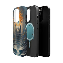 DistinctInk Tough Case for Apple iPhone, Compatible with MagSafe Charging - Psalm 51:1 - Divine Mercy: Erasing Transgressions with Love