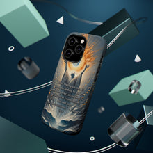 DistinctInk Tough Case for Apple iPhone, Compatible with MagSafe Charging - Psalm 51:1 - Divine Mercy: Erasing Transgressions with Love