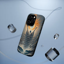 DistinctInk Tough Case for Apple iPhone, Compatible with MagSafe Charging - Psalm 51:1 - Divine Mercy: Erasing Transgressions with Love