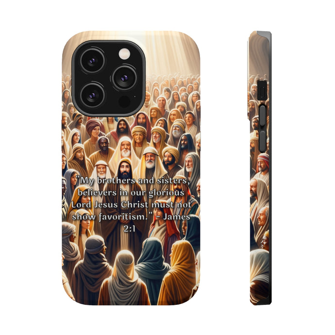 DistinctInk Tough Case for Apple iPhone, Compatible with MagSafe Charging - 