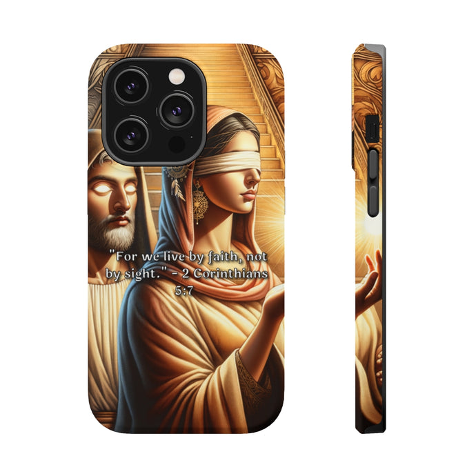 DistinctInk Tough Case for Apple iPhone, Compatible with MagSafe Charging - 