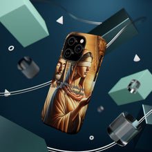 DistinctInk Tough Case for Apple iPhone, Compatible with MagSafe Charging - "For We Live by Faith, Not by Sight" - 2 Corinthians 5:7