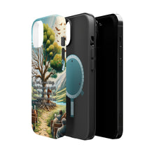 DistinctInk Tough Case for Apple iPhone, Compatible with MagSafe Charging - "Finding Life and Restoration in Isaiah 38:16"