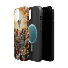 DistinctInk Tough Case for Apple iPhone, Compatible with MagSafe Charging - Christ: The Unifying Force Beyond All Distinctions - Colossians 3:11