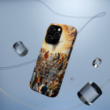 DistinctInk Tough Case for Apple iPhone, Compatible with MagSafe Charging - Christ: The Unifying Force Beyond All Distinctions - Colossians 3:11