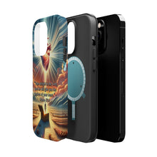 DistinctInk Tough Case for Apple iPhone, Compatible with MagSafe Charging - "Delight in the Lord: Psalm 37:4 - Your Heart's Desires"