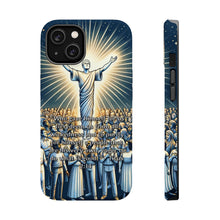 DistinctInk Tough Case for Apple iPhone, Compatible with MagSafe Charging - Redeeming Sacrifice: Titus 2:14 - Purity and Goodness