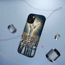 DistinctInk Tough Case for Apple iPhone, Compatible with MagSafe Charging - Redeeming Sacrifice: Titus 2:14 - Purity and Goodness