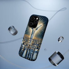 DistinctInk Tough Case for Apple iPhone, Compatible with MagSafe Charging - Redeeming Sacrifice: Titus 2:14 - Purity and Goodness