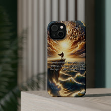DistinctInk Tough Case for Apple iPhone, Compatible with MagSafe Charging - "Matthew 28:20 - Ever-Present Assurance: I Am With You"