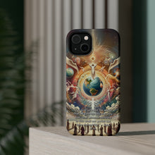 DistinctInk Tough Case for Apple iPhone, Compatible with MagSafe Charging - "For God's Love: Eternal Life through His Son - John 3:16"