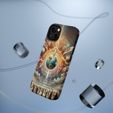 DistinctInk Tough Case for Apple iPhone, Compatible with MagSafe Charging - "For God's Love: Eternal Life through His Son - John 3:16"