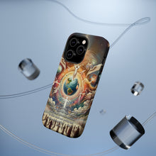 DistinctInk Tough Case for Apple iPhone, Compatible with MagSafe Charging - "For God's Love: Eternal Life through His Son - John 3:16"