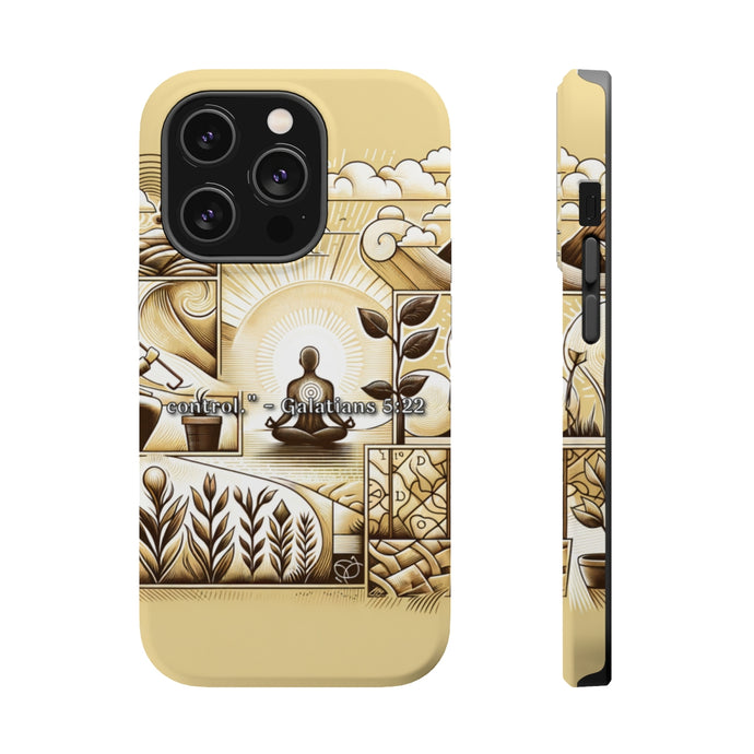 DistinctInk Tough Case for Apple iPhone, Compatible with MagSafe Charging - 