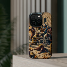 DistinctInk Tough Case for Apple iPhone, Compatible with MagSafe Charging - Partiality's Destructive Temptation: Proverbs 28:21 Reminder