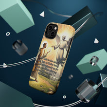 DistinctInk Tough Case for Apple iPhone, Compatible with MagSafe Charging - Ephesians 5:2 - Walk in Love: Christ's Sacrificial Offering