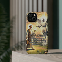 DistinctInk Tough Case for Apple iPhone, Compatible with MagSafe Charging - Ephesians 5:2 - Walk in Love: Christ's Sacrificial Offering
