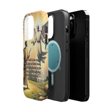 DistinctInk Tough Case for Apple iPhone, Compatible with MagSafe Charging - Ephesians 5:2 - Walk in Love: Christ's Sacrificial Offering