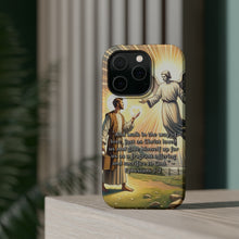 DistinctInk Tough Case for Apple iPhone, Compatible with MagSafe Charging - Ephesians 5:2 - Walk in Love: Christ's Sacrificial Offering