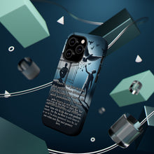 DistinctInk Tough Case for Apple iPhone, Compatible with MagSafe Charging - "The Power of Perfect Love: 1 John 4:18"