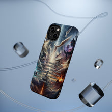 DistinctInk Tough Case for Apple iPhone, Compatible with MagSafe Charging - "Immutable Faith: Romans 8:38 - Conquering Death, Life, and Beyond"
