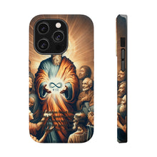 DistinctInk Tough Case for Apple iPhone, Compatible with MagSafe Charging - "John 3:16 - God's Love: Eternal Life Through Belief"