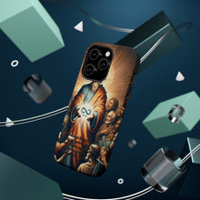 DistinctInk Tough Case for Apple iPhone, Compatible with MagSafe Charging - "John 3:16 - God's Love: Eternal Life Through Belief"