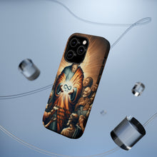 DistinctInk Tough Case for Apple iPhone, Compatible with MagSafe Charging - "John 3:16 - God's Love: Eternal Life Through Belief"