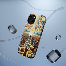 DistinctInk Tough Case for Apple iPhone, Compatible with MagSafe Charging - "Blessed Nourishment: Exodus 23:25 - Worshipping God Brings Healing"