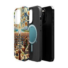 DistinctInk Tough Case for Apple iPhone, Compatible with MagSafe Charging - "Blessed Nourishment: Exodus 23:25 - Worshipping God Brings Healing"