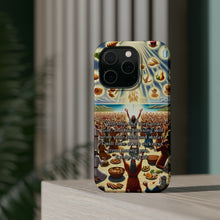 DistinctInk Tough Case for Apple iPhone, Compatible with MagSafe Charging - "Blessed Nourishment: Exodus 23:25 - Worshipping God Brings Healing"