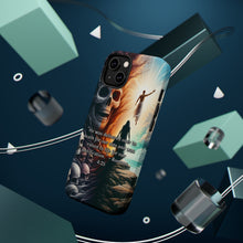 DistinctInk Tough Case for Apple iPhone, Compatible with MagSafe Charging - Delivered for Our Sins: Romans 4:25 Explanation